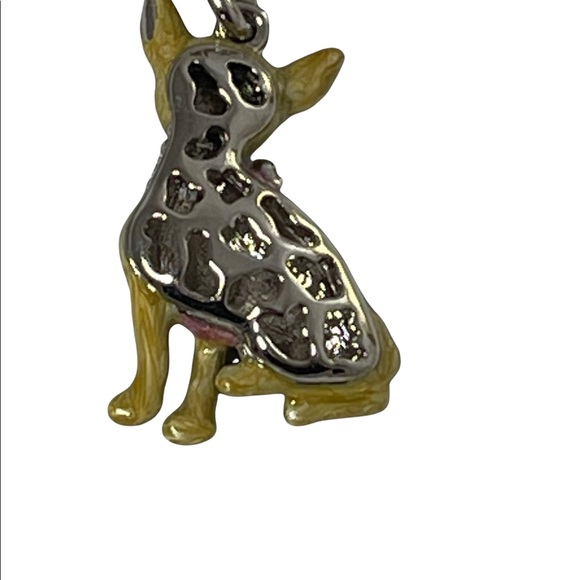 Alexander Kalifano Las Vegas “Ay Chiwawa” Key chain dog NWT rhinestones enamel - Picture 8 of 9